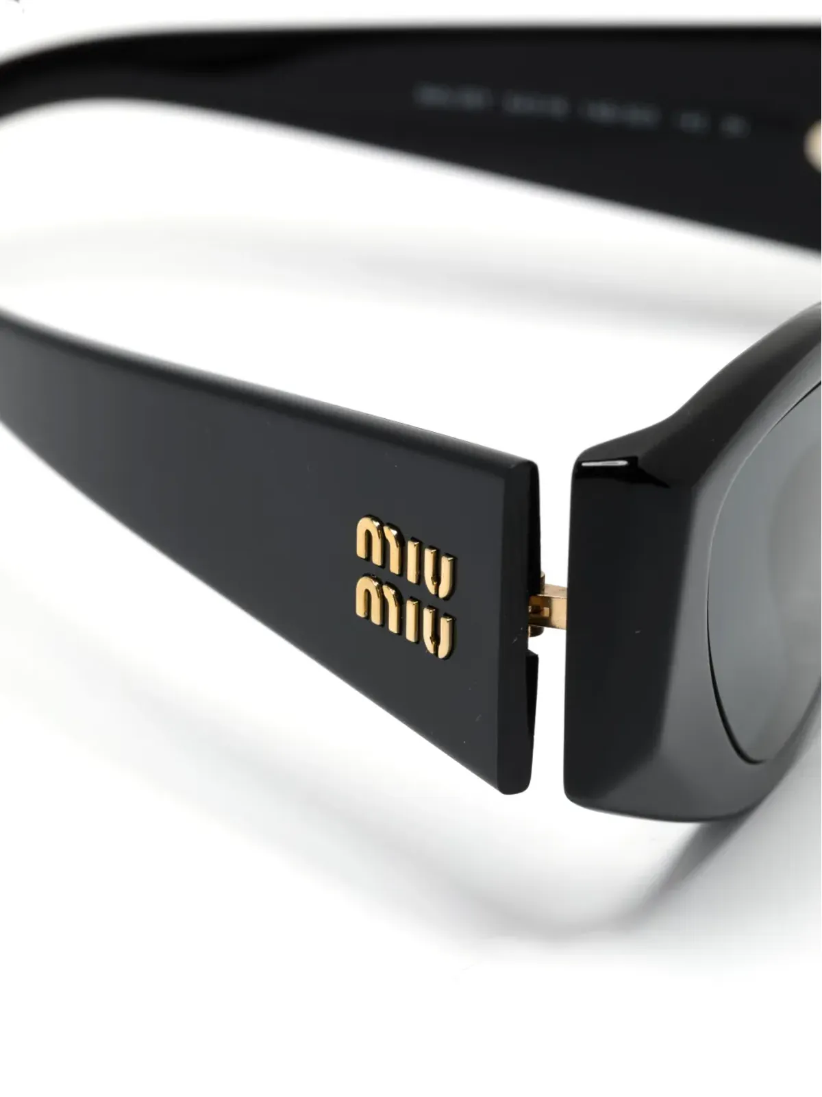 Miu Miu Eyewear キャットアイフレーム ロゴ サングラス - 画像3