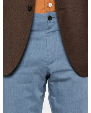Corneliani スリムフィット テーラードパンツ - ブルー - サムネイル5
