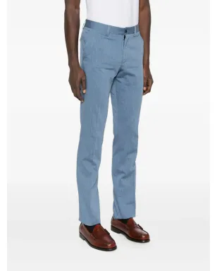 Corneliani スリムフィット テーラードパンツ - ブルー - サムネイル3