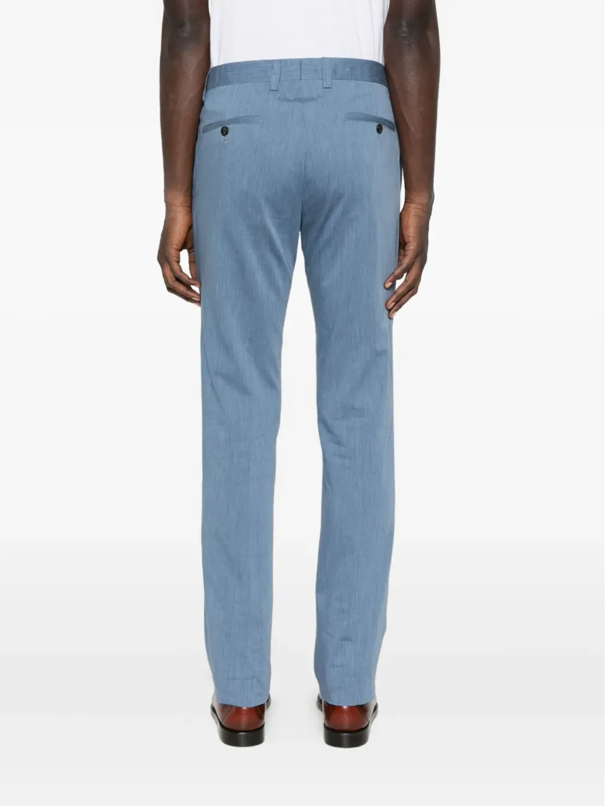 Corneliani スリムフィット テーラードパンツ - ブルー - 画像4