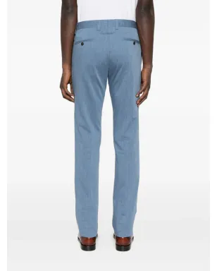 Corneliani スリムフィット テーラードパンツ - ブルー - サムネイル4