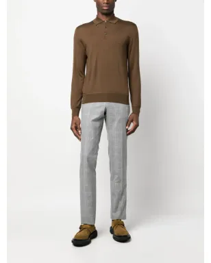 Corneliani グリッド柄ストレートパンツ - サムネイル2