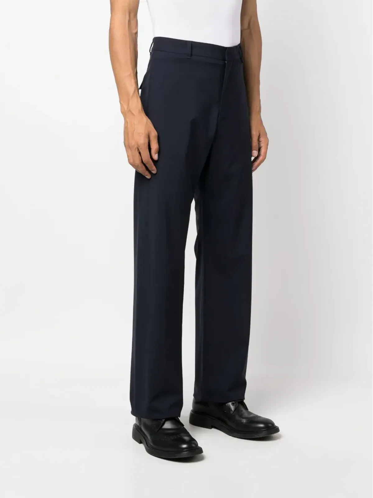 Givenchy ストレートレッグ ウールブレンド テーラードパンツ - ブルー - 画像3