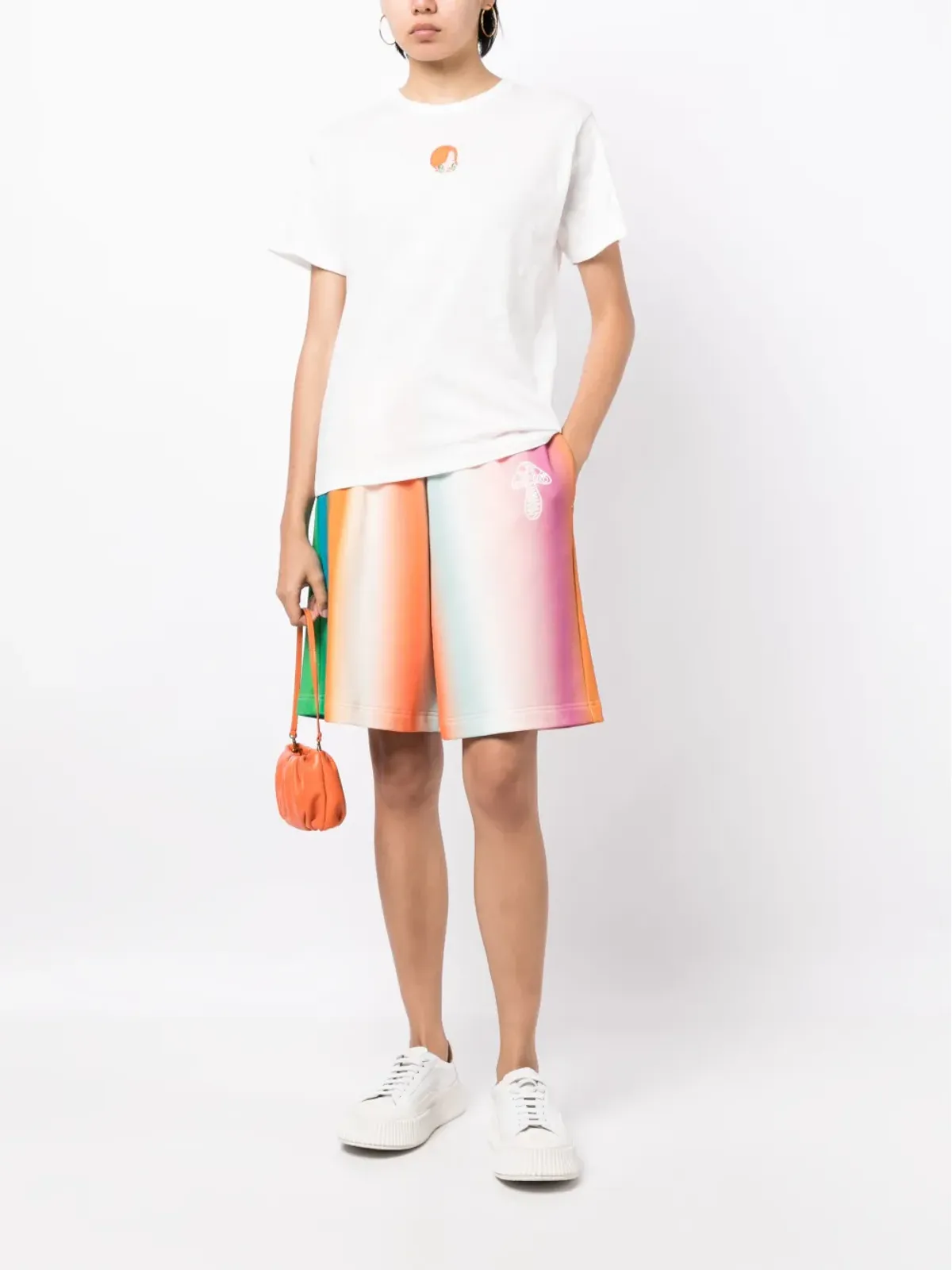 Mira Mikati ロゴ刺繍入りオーガニックコットンTシャツ - 画像2