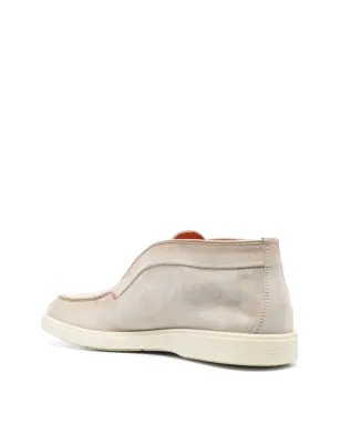Santoni トーンステッチング レザー ブーツ - サムネイル3