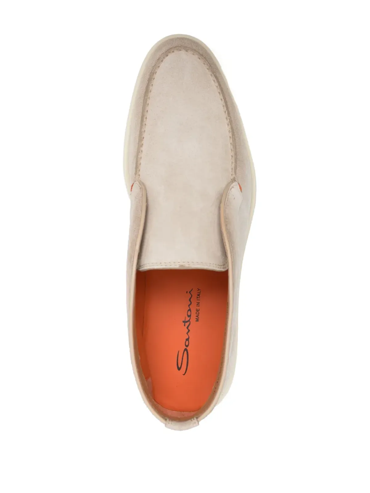 Santoni トーンステッチング レザー ブーツ - 画像4