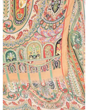 ETRO Delhi カシミヤ混紡シルクスカーフ - サムネイル3