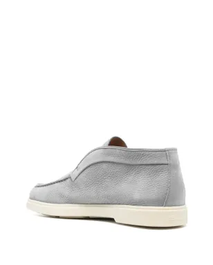 Santoni トーンステッチ レザー ローファー - サムネイル3