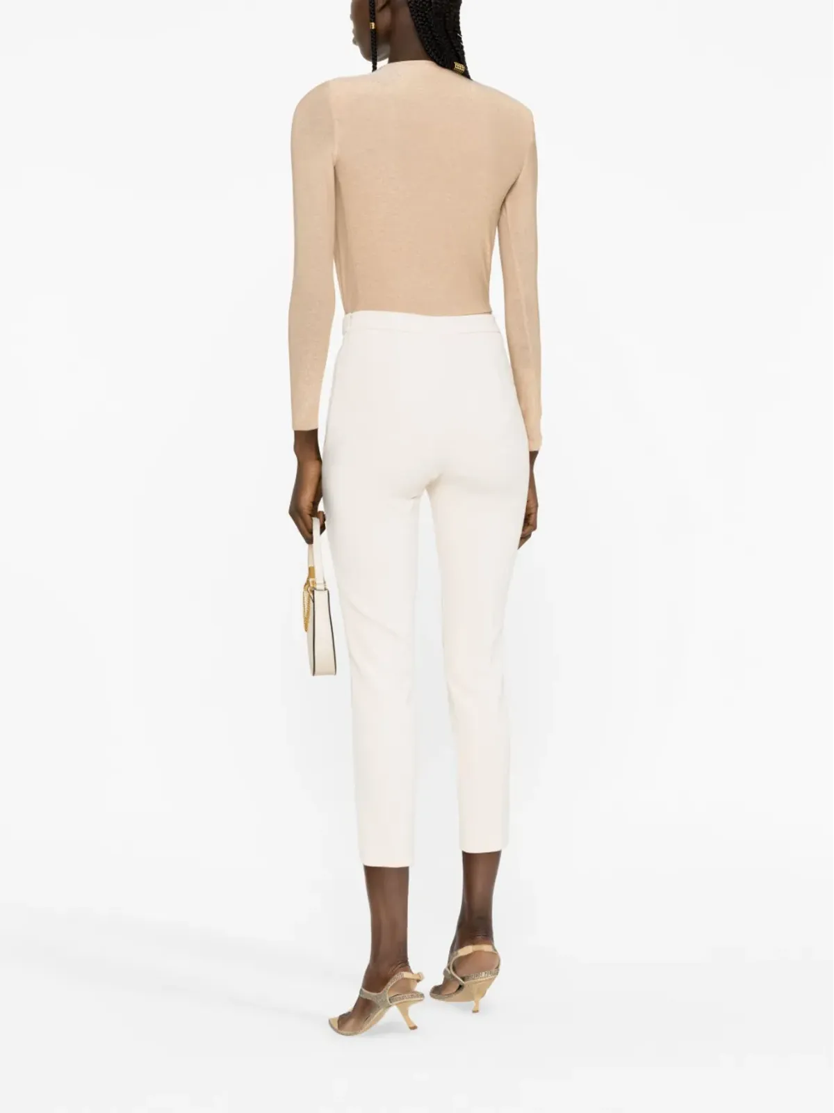Elisabetta Franchi ハイウエストスキニーパンツ - 画像4