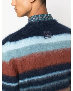 ETRO ストライプセーター ブルー - サムネイル5