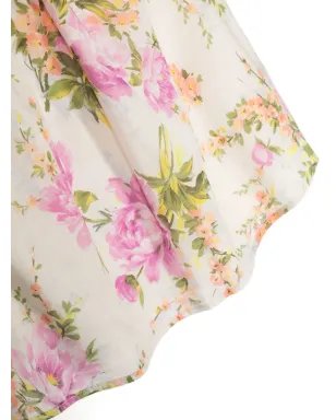 ZIMMERMANN Kids 花柄プリント コットン ノースリーブ トップ - サムネイル3