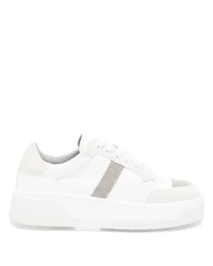 Fabiana Filippi glitter-detail low-top sneakers - サムネイル1