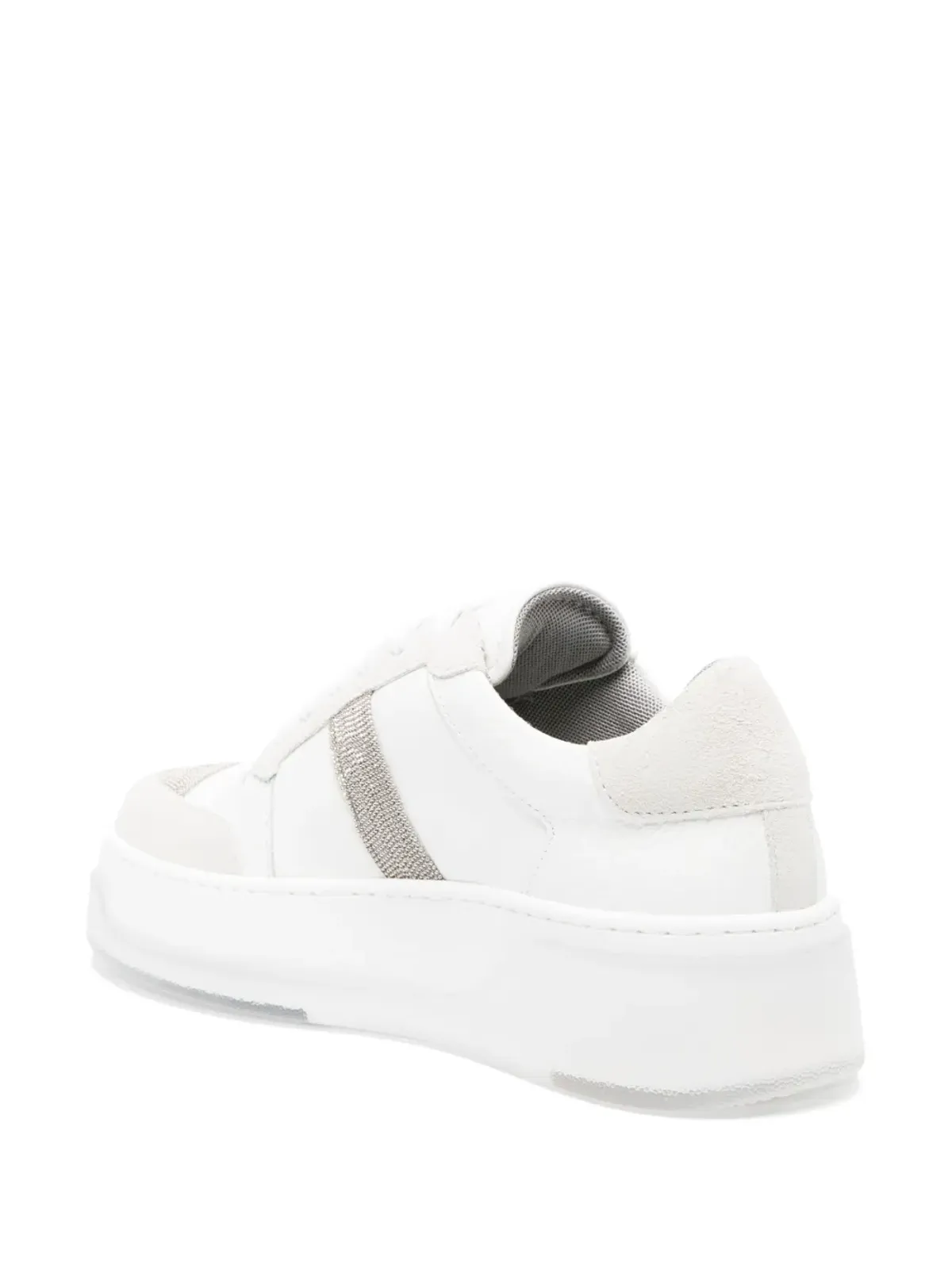 Fabiana Filippi glitter-detail low-top sneakers - 画像3