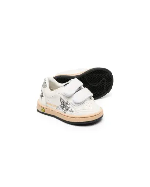 Golden Goose Kids グリッター細工のタッチストラップスニーカー - サムネイル2