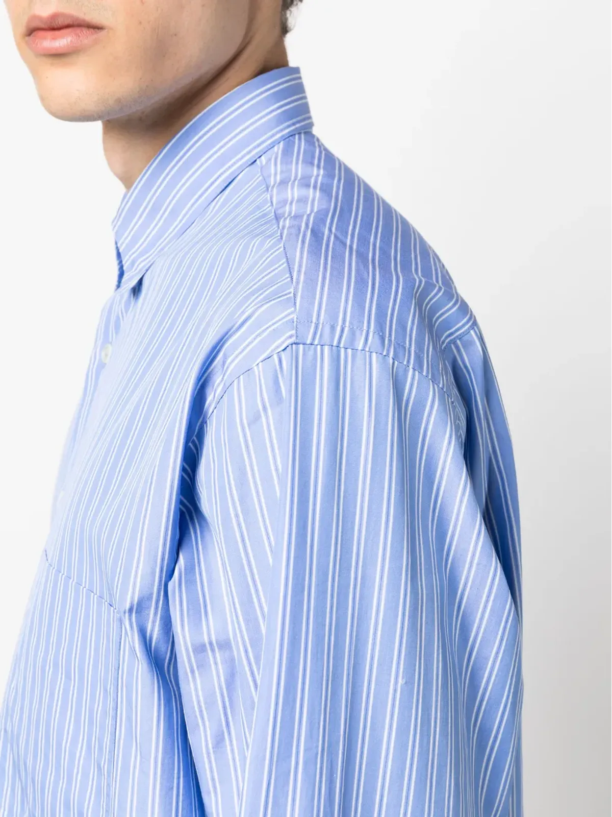 Lanvin ストライプ長袖シャツ - 画像5