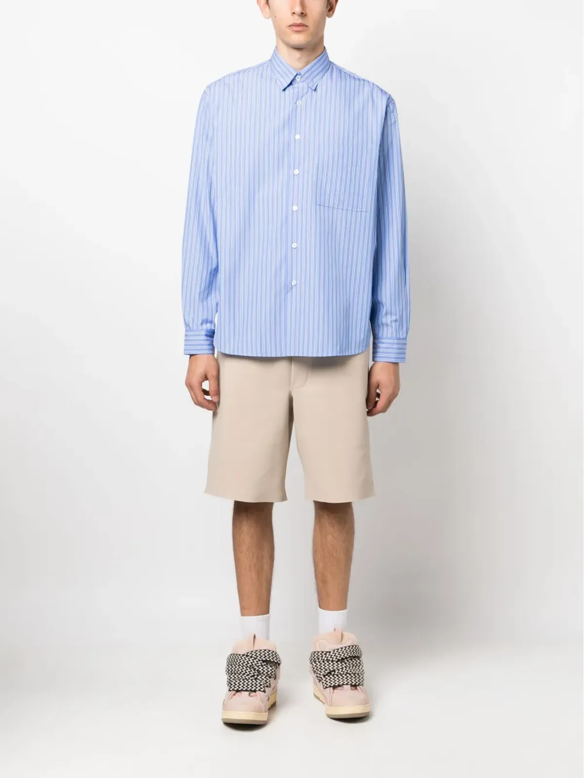 Lanvin ストライプ長袖シャツ - 画像2