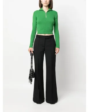 Acne Studios ミッドライズ フレアパンツ ブラック - サムネイル2