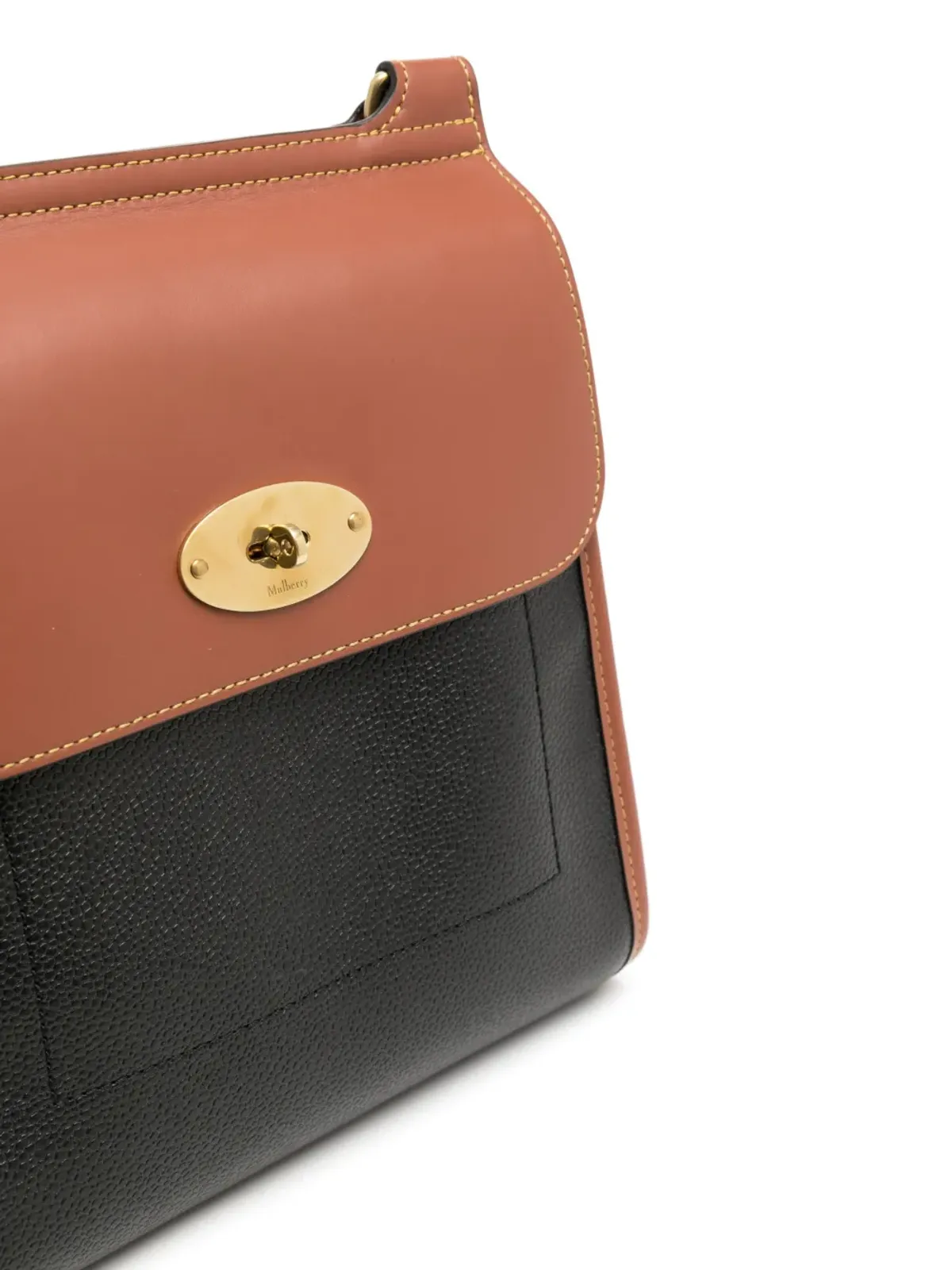 Mulberry スモール・アンソニー レザー メッセンジャーバッグ - ブラウン - 画像4