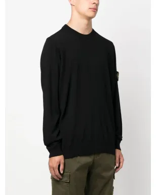 Stone Island Compassパッチ付き ヴァージンウール ジャンパー - サムネイル3