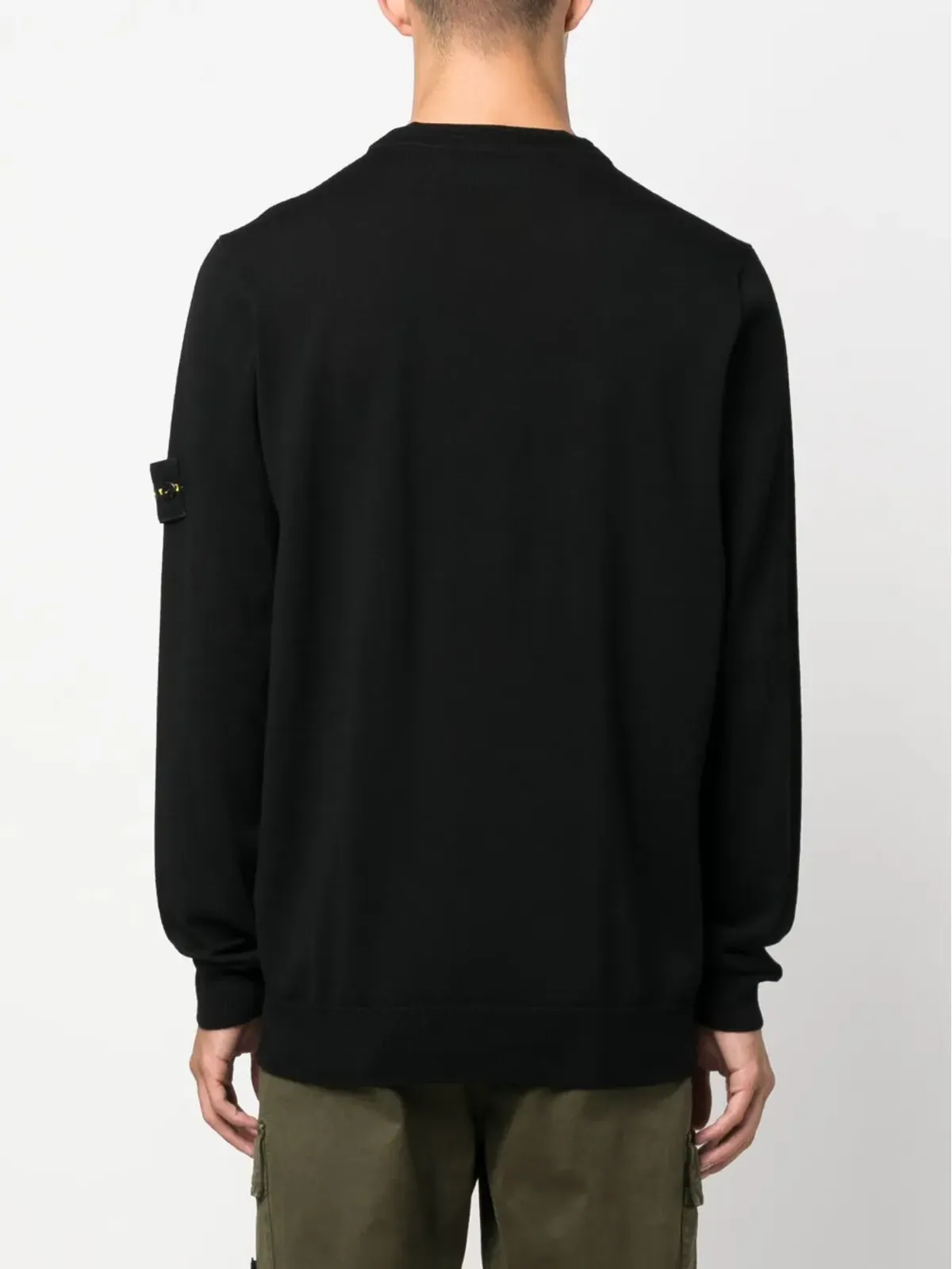 Stone Island Compassパッチ付き ヴァージンウール ジャンパー - 画像4