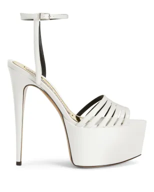 Alexandre Vauthier レザー プラットフォームサンダル - サムネイル1