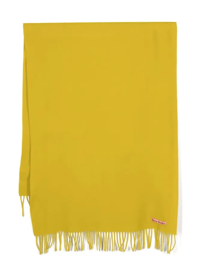 Acne Studios Acne Studios フリンジエッジ ウールスカーフの商品画像