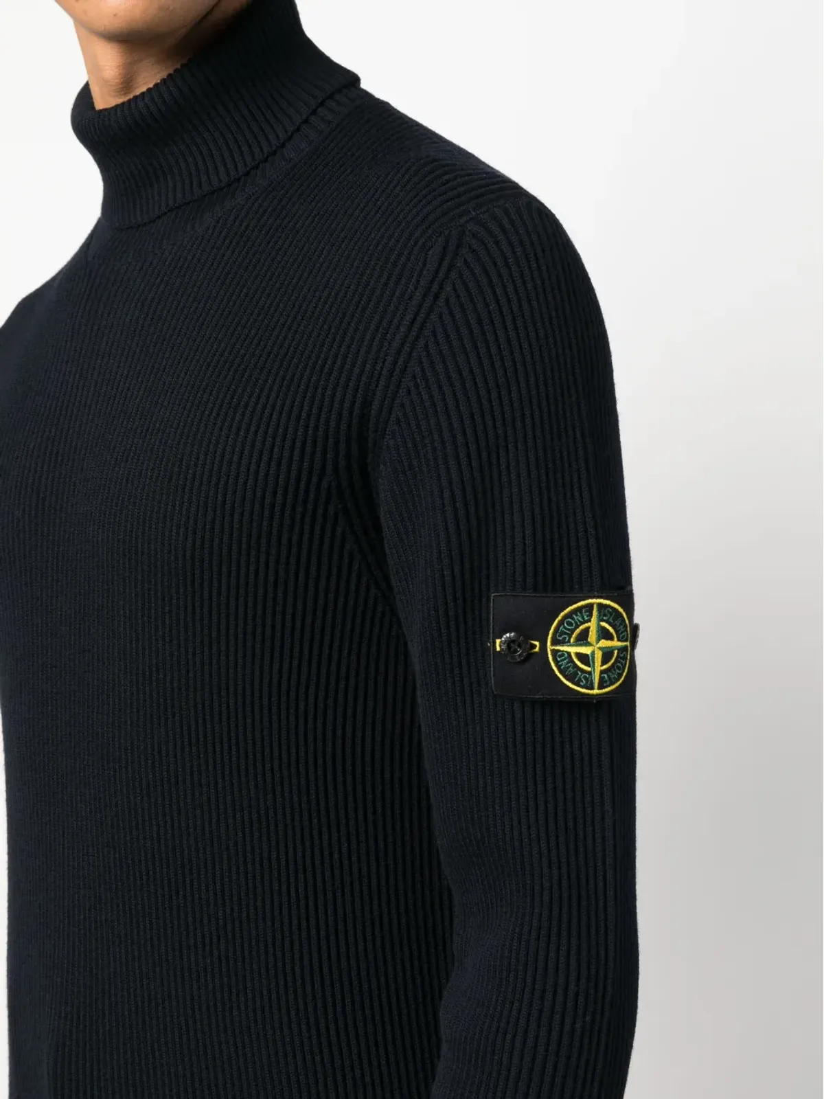 Stone Island Compass-patch ロールネック ジャンパー - 画像5