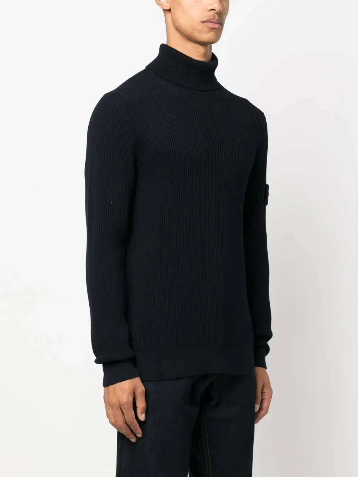 Stone Island Compass-patch ロールネック ジャンパー - 画像3