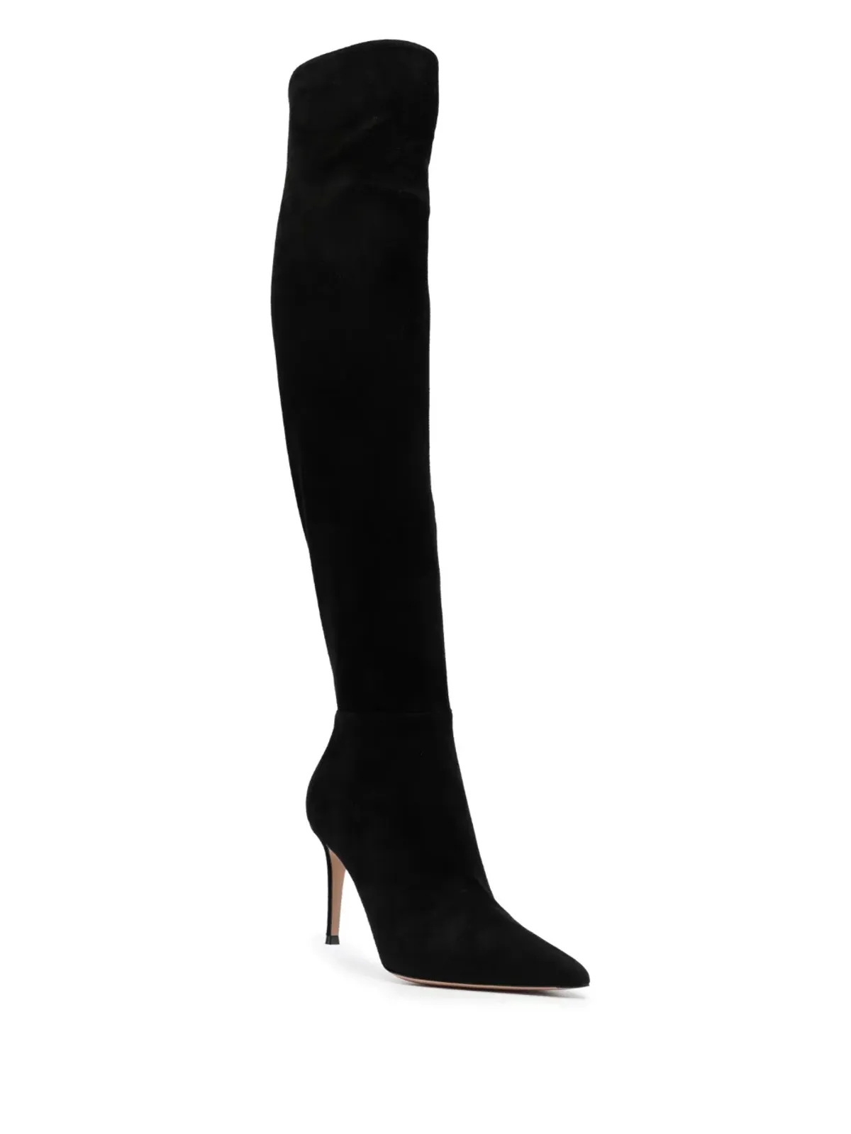 Gianvito Rossi Cuissarde ニーハイブーツ - ブラック - 画像2