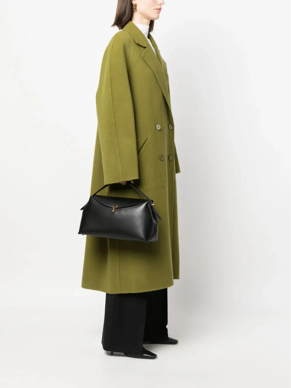 TOTEME T-Lock レザー ショルダーバッグ - 画像2