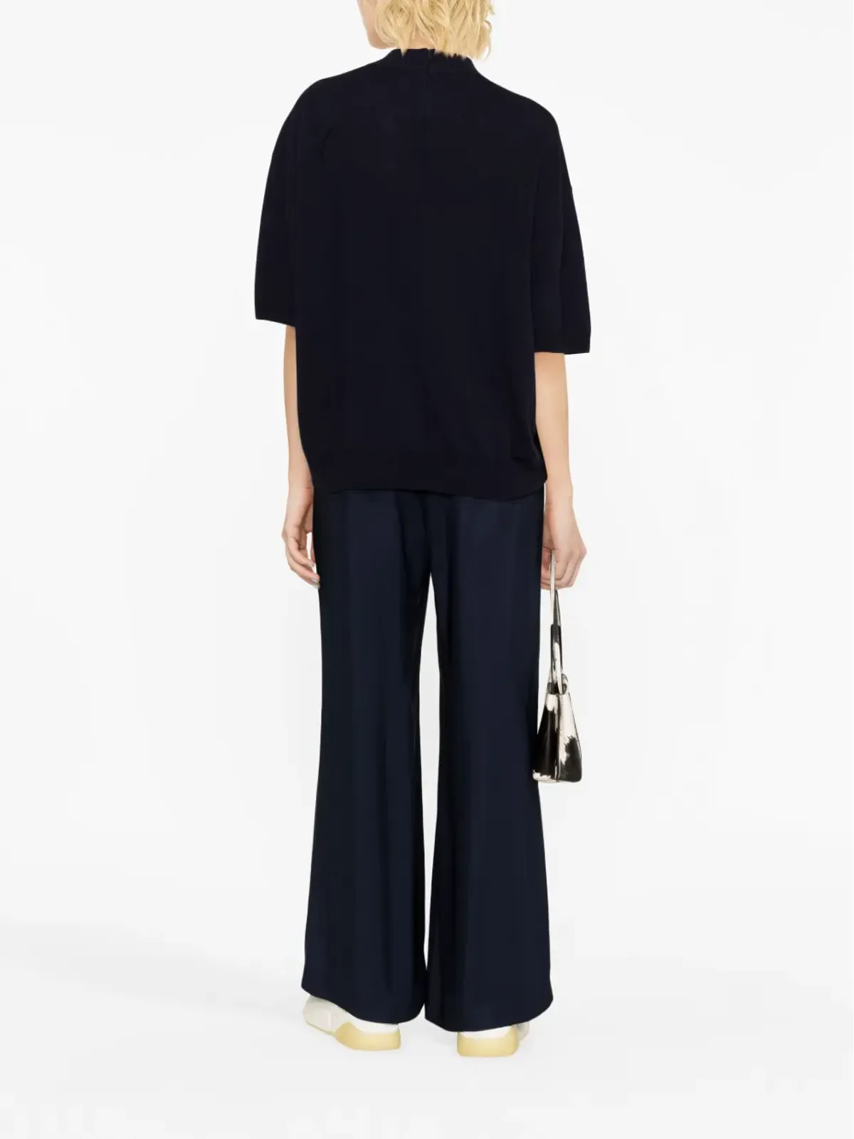 Stella McCartney ファラベラ ハイネック ウール ブラウス - 画像4