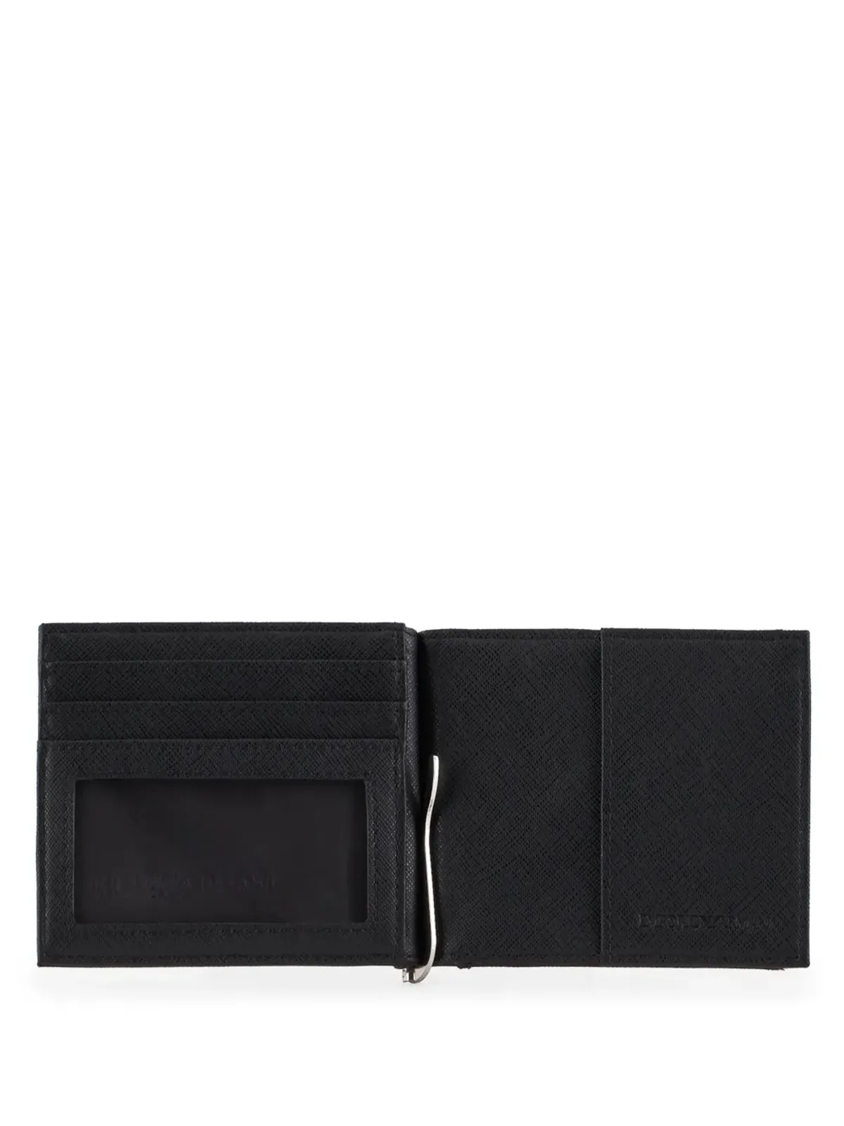 Emporio Armani ロゴプレート折り財布 - 画像3
