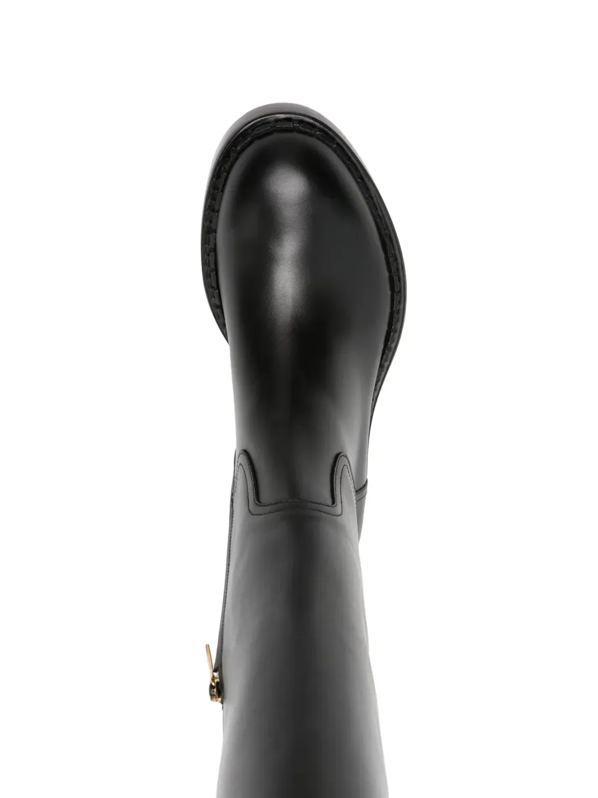 Santoni 膝丈レザーブーツ - 画像4