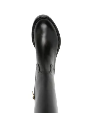 Santoni 膝丈レザーブーツ - サムネイル4