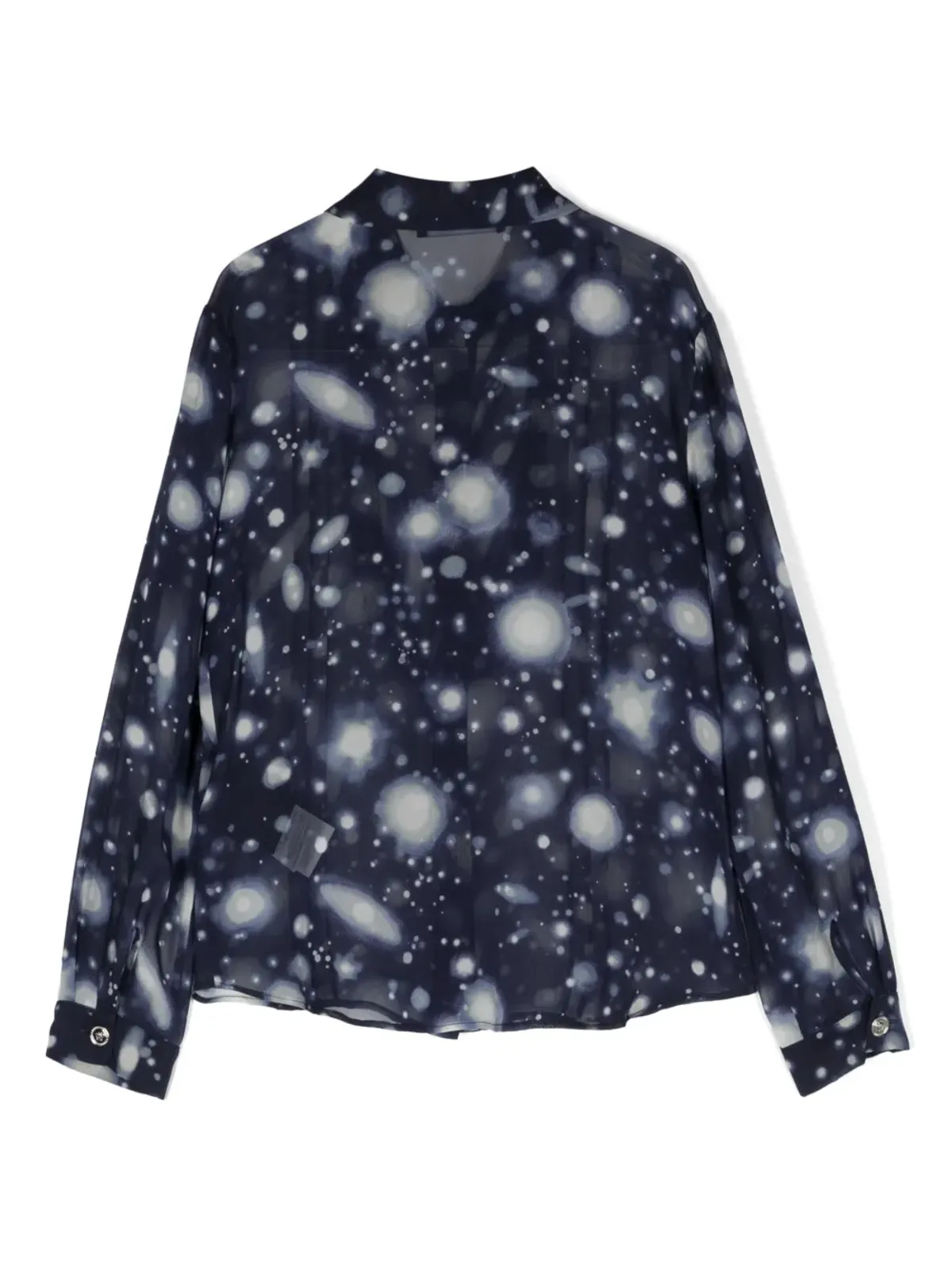 Versace Kids Versace Solar System silk shirt - Blue - 画像2