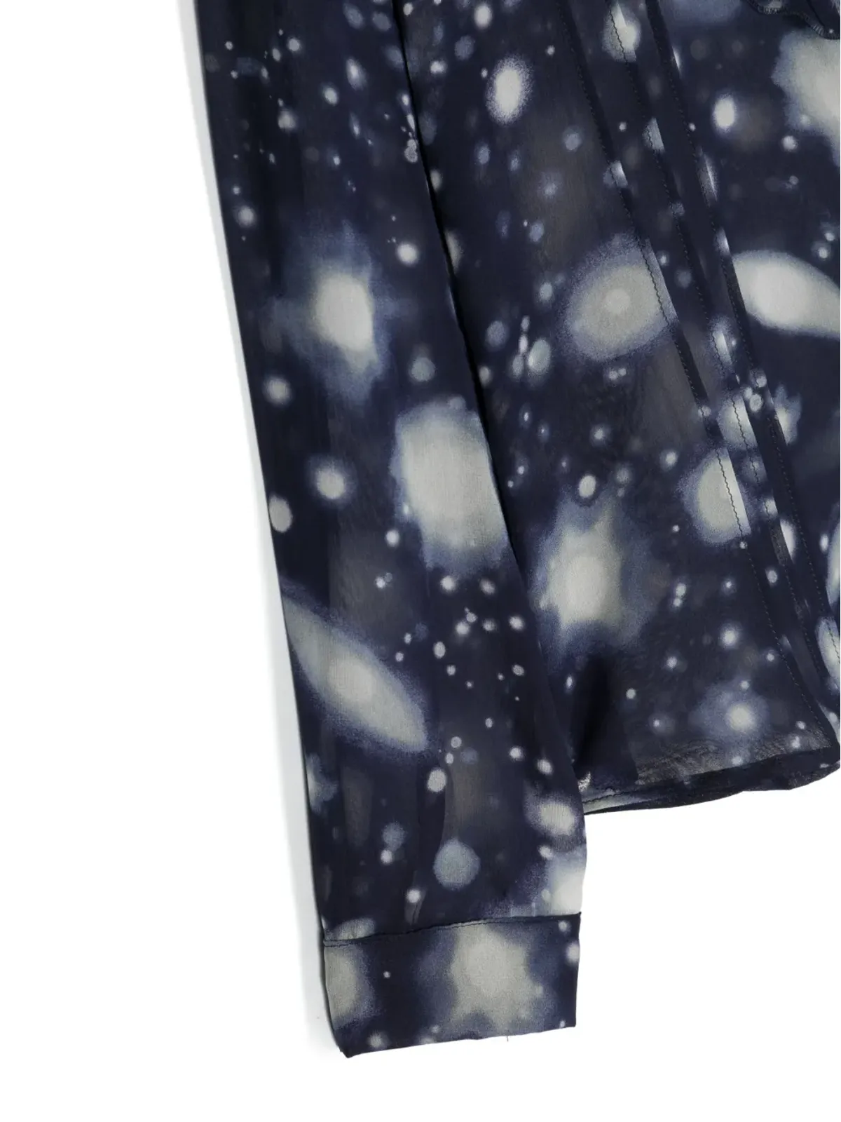 Versace Kids Versace Solar System silk shirt - Blue - 画像3