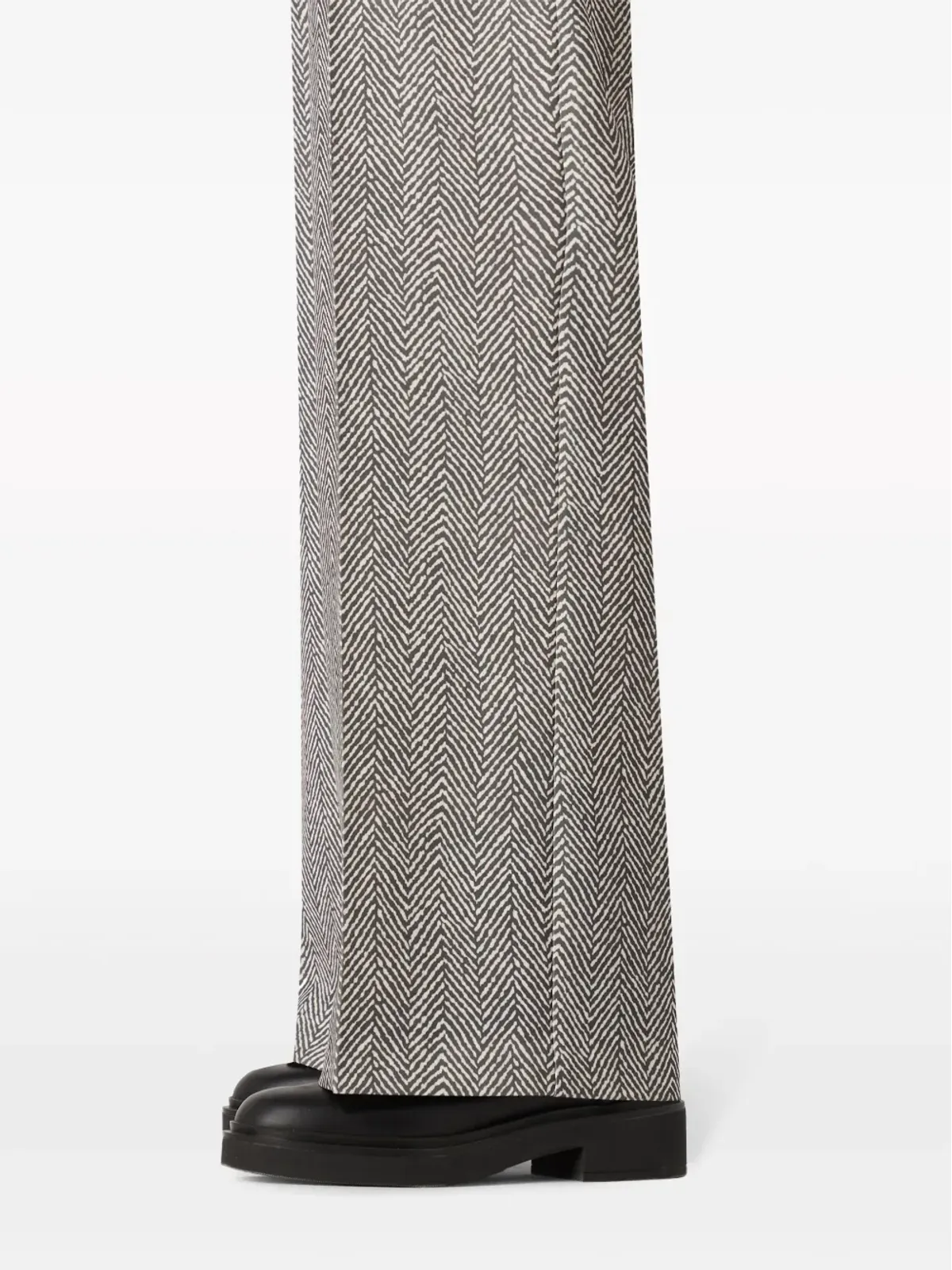 Emporio Armani ウエストゴム入り ヘリンボーンショーツ - 画像4