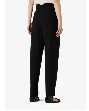 Emporio Armani ハイウエスト ヴァージンウールパンツ - サムネイル4