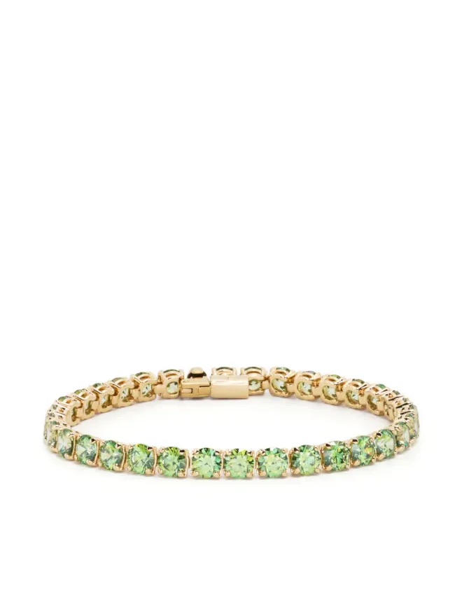Swarovski Swarovski マトリックス・クリスタル装飾ブレスレット グリーンの商品画像