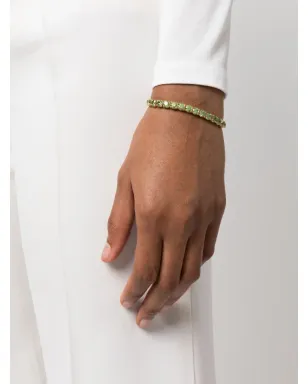 Swarovski マトリックス・クリスタル装飾ブレスレット グリーン - サムネイル2