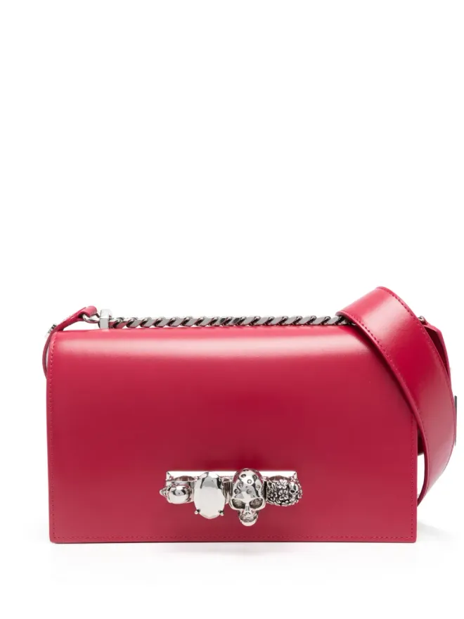 Alexander McQueen Alexander McQueen ザ・バイカー ジュエルド レザー クロスボディバッグの商品画像