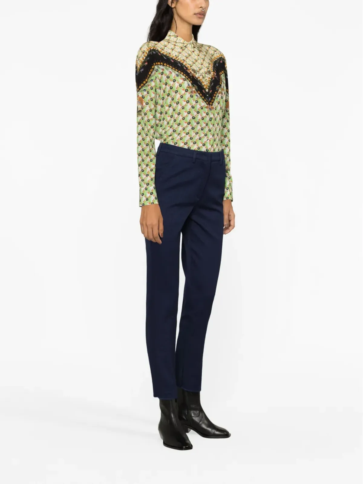 ETRO グラフィックプリント長袖シャツ - 画像3