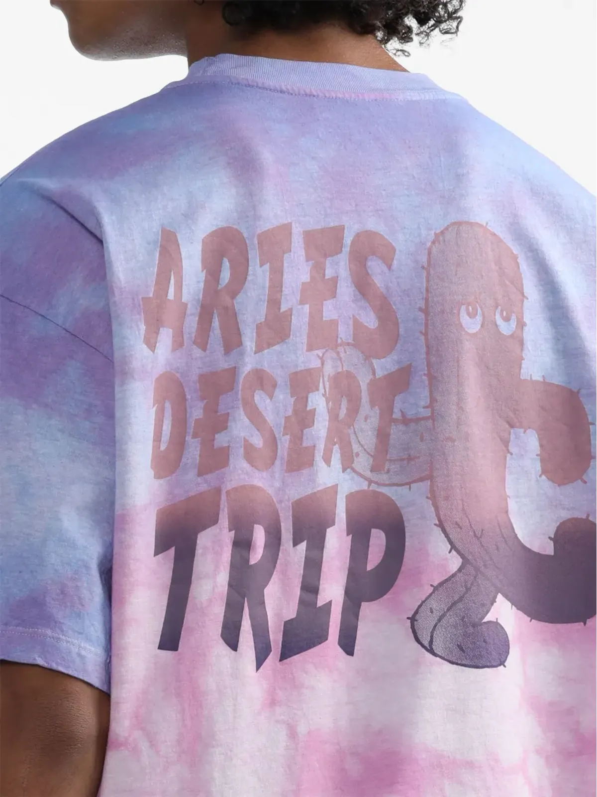 Aries ロゴプリント・タイダイ Tシャツ - 画像5