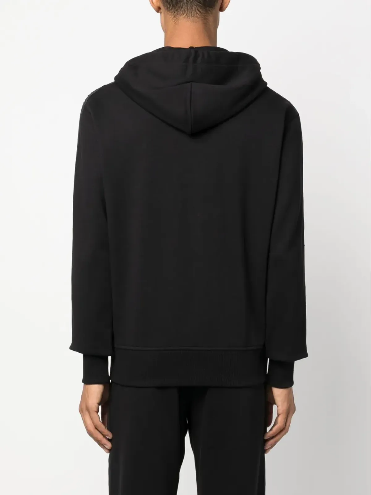 Versace Jeans Couture ロゴテープ付きフーデッドジャケット - 画像4