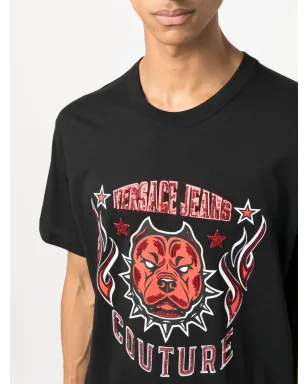 Versace Jeans Couture スパンコール入りロゴ Tシャツ - サムネイル5
