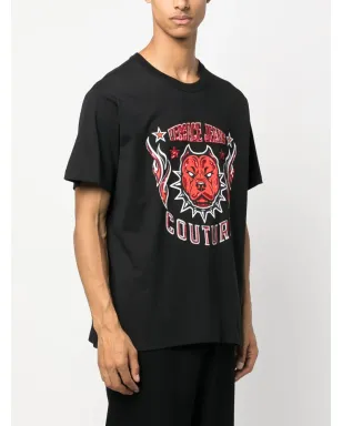 Versace Jeans Couture スパンコール入りロゴ Tシャツ - サムネイル3