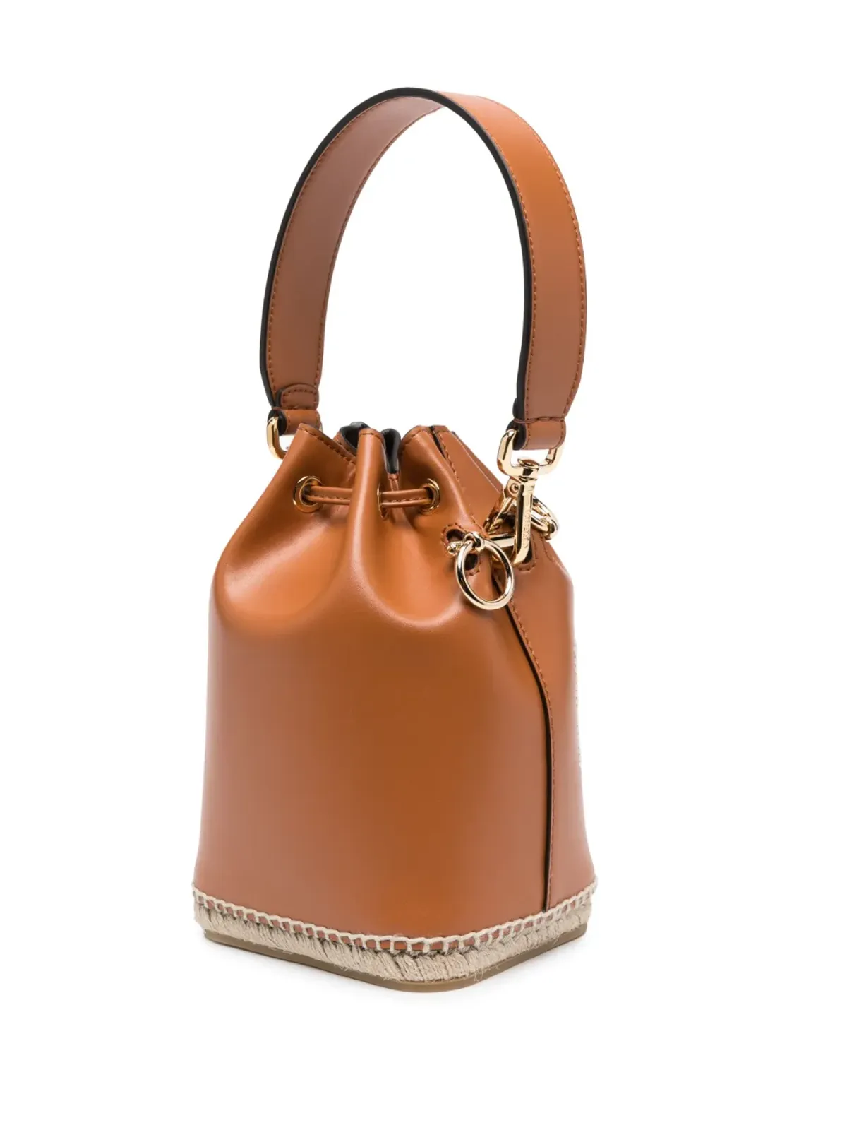 FENDI モン・トレゾール レザーバケットバッグ - 画像3