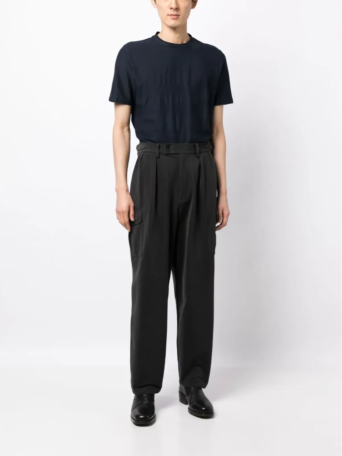 Dunhill ジャカード編み クルーネック Tシャツ - ブルー - 画像2