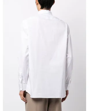 Dunhill ロングスリーブ コットンシャツ - White - サムネイル4