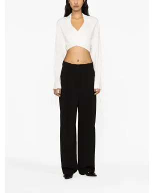 Calvin Klein ミッドライズ ワイドレッグ トラウザー - サムネイル2